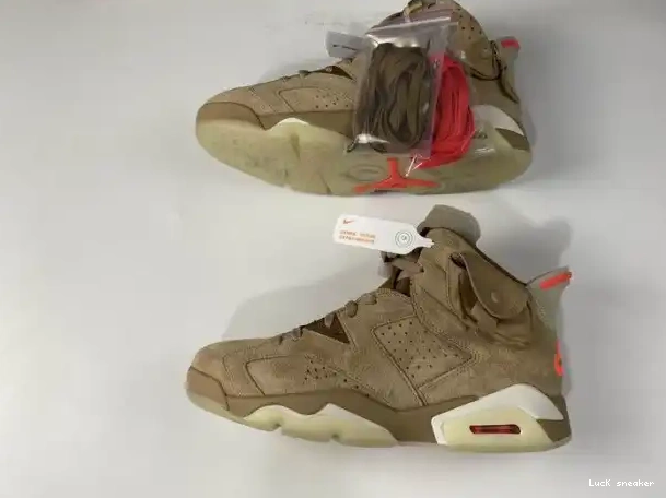 Rep LUCY 6 British Retro Travis DH0690-200 Khaki Air Jordan Scott 0324